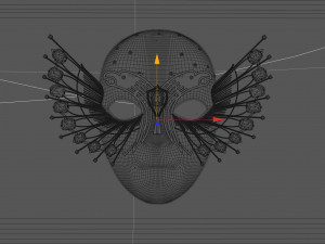 Golden mask 3D Model