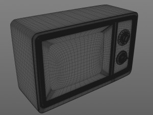 Vintage TV 3D Model