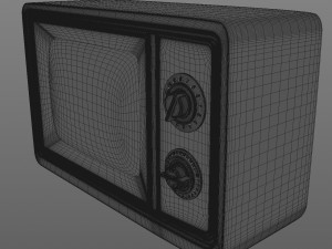 Vintage TV 3D Model