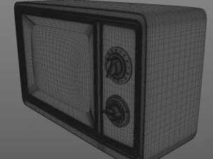 Vintage TV 3D Model