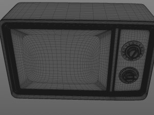 Vintage TV 3D Model