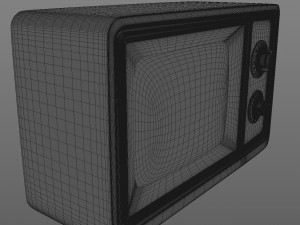 Vintage TV 3D Model