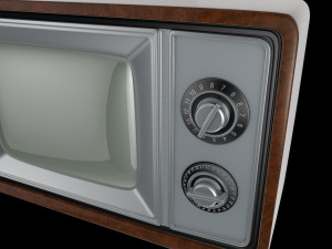 Vintage TV 3D Model