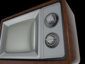 Vintage TV 3D Model