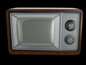 Vintage TV 3D Model