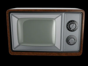 Vintage TV 3D Model