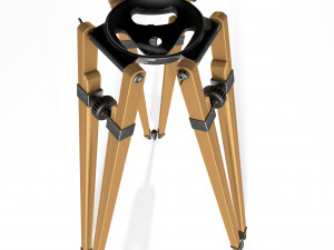 Vintage cinema camera tripod Model 3D