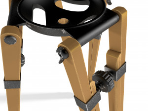Vintage cinema camera tripod Model 3D