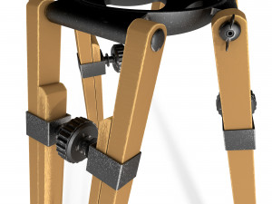 Vintage cinema camera tripod Model 3D
