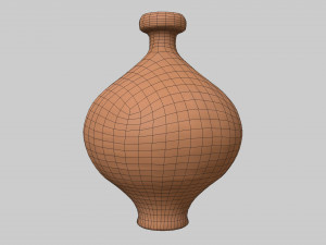 Antique clay jug 01 3D Model