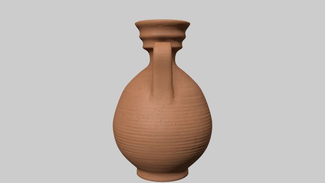 Roman clay jug 3D Model .c4d .max .obj .3ds .fbx .stl .blend 