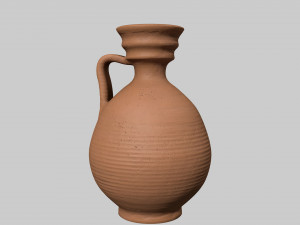 Roman clay jug 3D Model