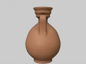 Roman clay jug 3D Model