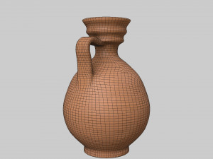 Roman clay jug 3D Model