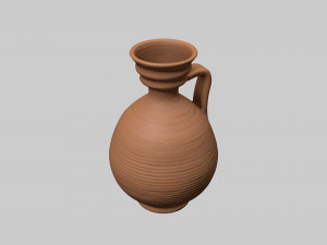 Roman clay jug 3D Model