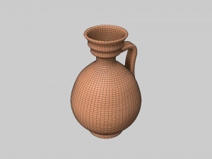Roman clay jug 3D Model