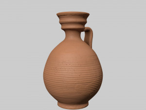 Roman clay jug 3D Model