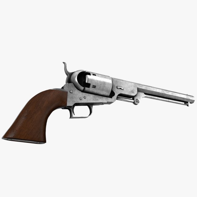 Old scratched pistol 3Dモデル .c4d .max .obj .3ds .fbx .stl .blend 
