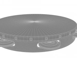 Tambourine 3D Model