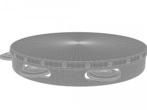 Tambourine 3D Model
