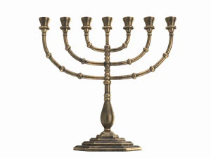 Menorah Modello 3D