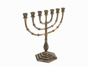 Menorah Model 3D
