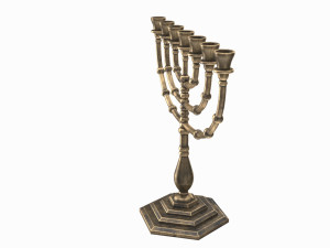 Menorah Model 3D