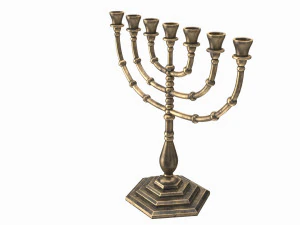 Menorah 3D Model