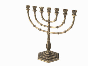 Menorah Model 3D