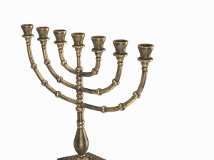 Menorah Model 3D
