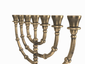 Menorah Model 3D