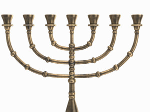 Menorah Model 3D