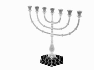 Menorah Model 3D