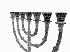 Menorah Model 3D