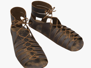 Roman legionary shoes 3D 模型
