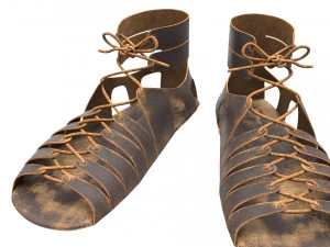 ローマ軍団の靴 3Dモデル