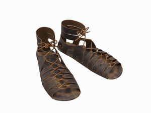 Roman legionary shoes Modelo 3D