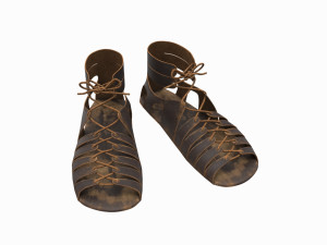 Roman legionary shoes Modelo 3D