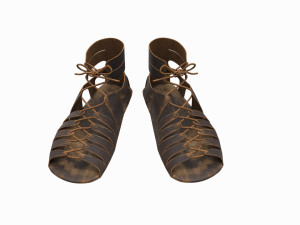 Roman legionary shoes Modelo 3D