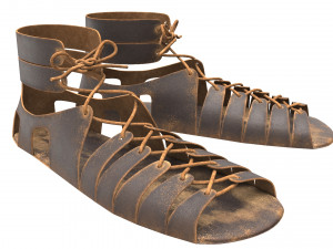 Roman legionary shoes Modelo 3D