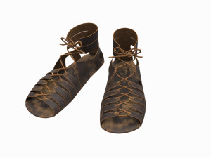 Roman legionary shoes Modelo 3D