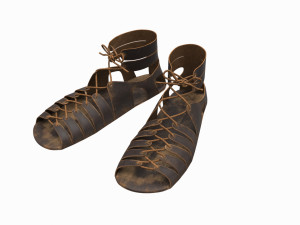 Roman legionary shoes Modelo 3D