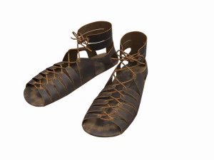 ローマ軍団の靴 3Dモデル