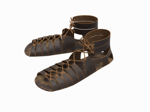 Roman legionary shoes Modelo 3D