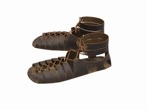 ローマ軍団の靴 3Dモデル