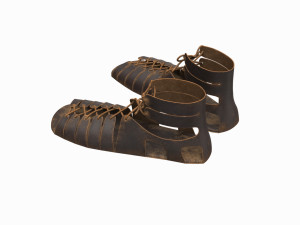 Roman legionary shoes Modelo 3D