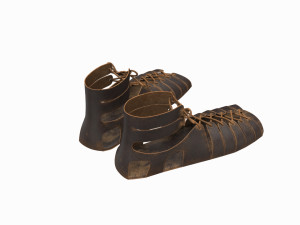 Roman legionary shoes Modelo 3D