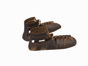 Roman legionary shoes Modelo 3D