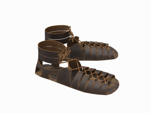 Roman legionary shoes Modelo 3D