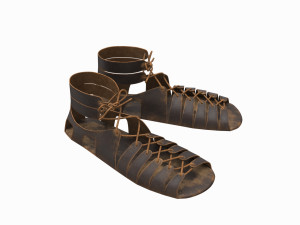Roman legionary shoes Modelo 3D